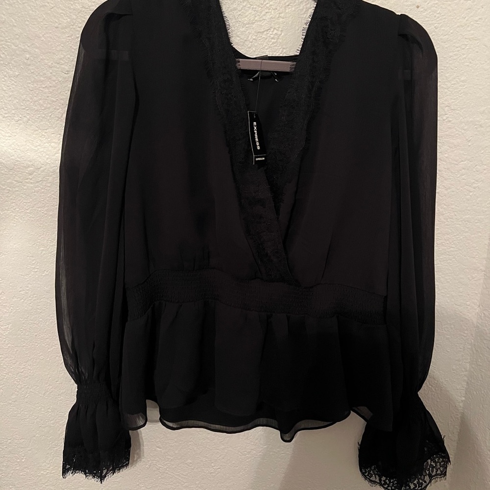 Black Long Sleeve Blouse